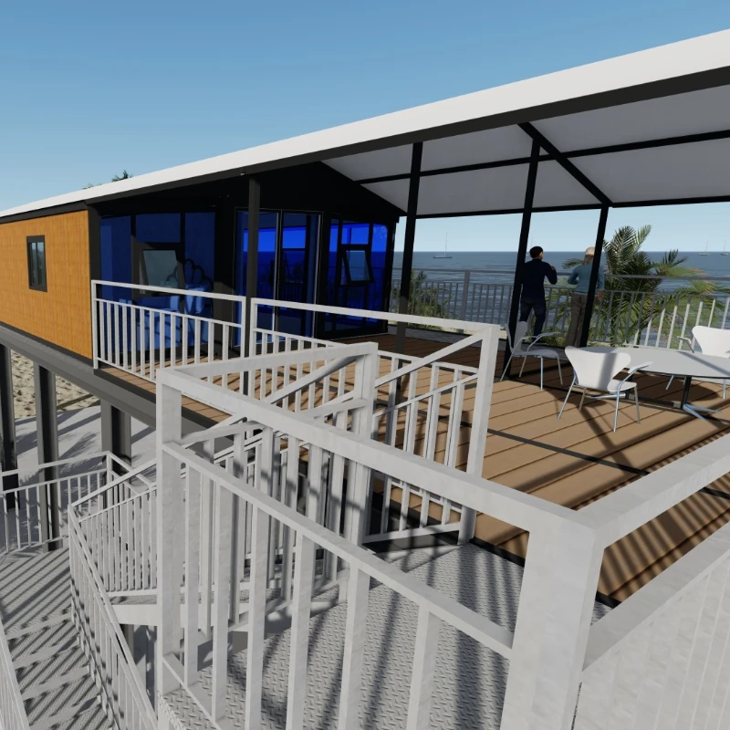 Prefabricated Container House Construction Site Dormitory Home Expandable Container House Granny Flat Tiny House for Australia