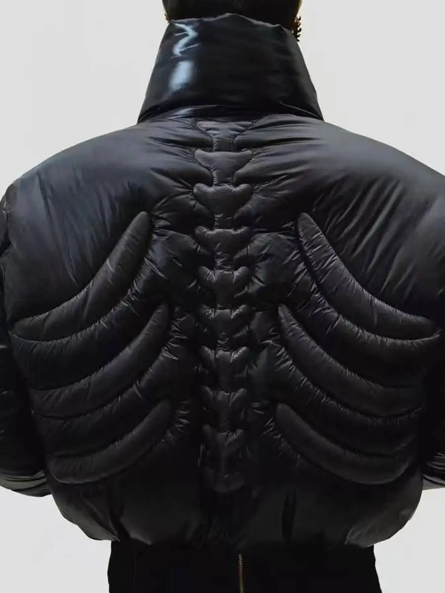 CiCi التخسيس تقسم الترتر سترات الموضة للنساء عالية الرقبة طويلة الأكمام سترة قصيرة غير رسمية الملابس النسائية الجديدة #4