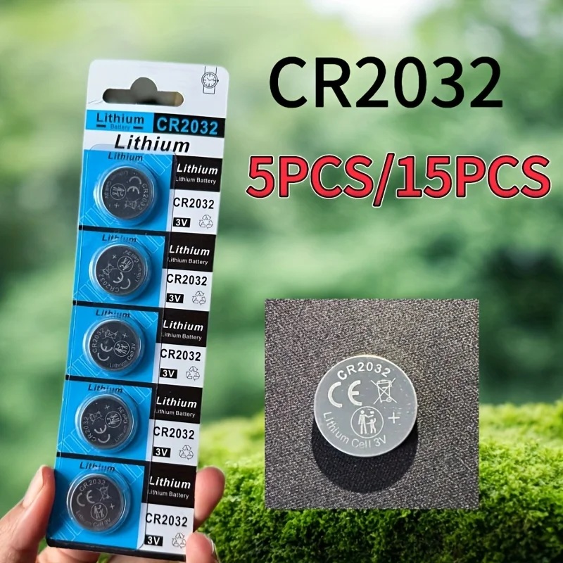5-200pcs CR2032 3V LR41 Lithium-Ion Button Battery Is Suitable for Remote Control, Electronic Toys, Watches CR2032H