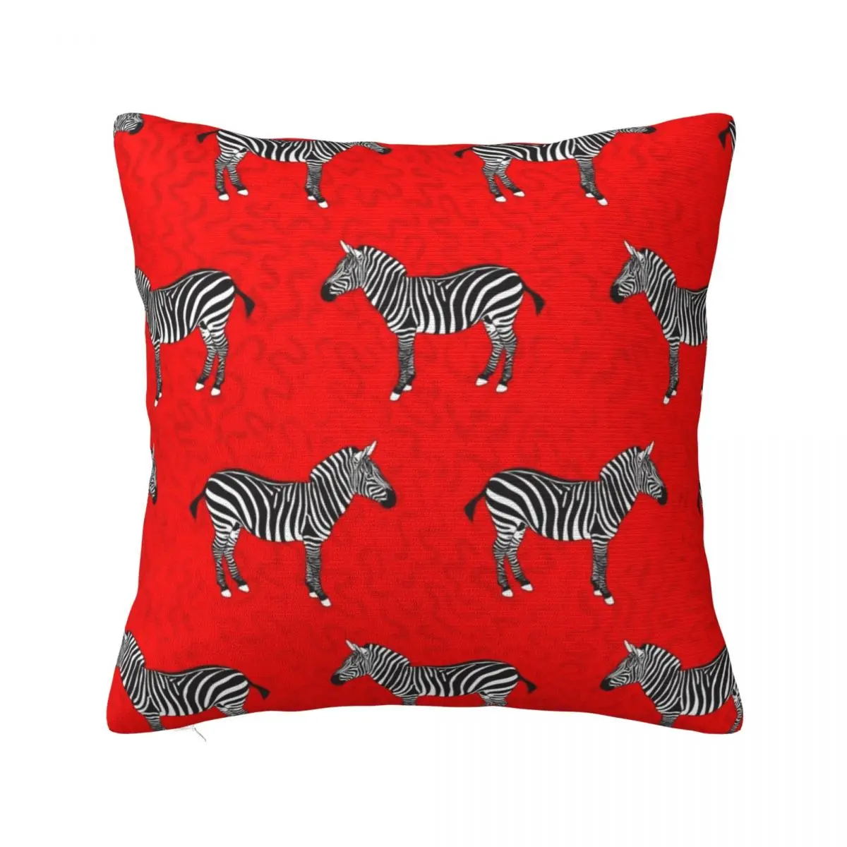 

Zebra Red Throw Pillow Christmas Cushion For Home Cushions christmas decorations 2024 Pillows Aesthetic