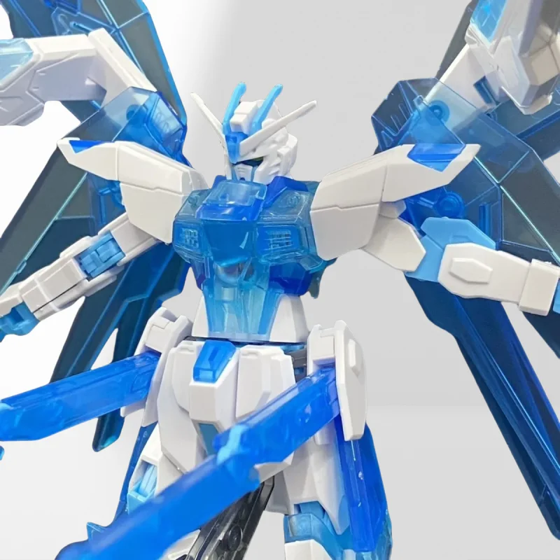 JMS 신생아 자유 아이스 블루 Mech 조립 모델 키트 퍼즐 액션 피규어 어린이 장난감 데스크탑 장식 선물 Collectible