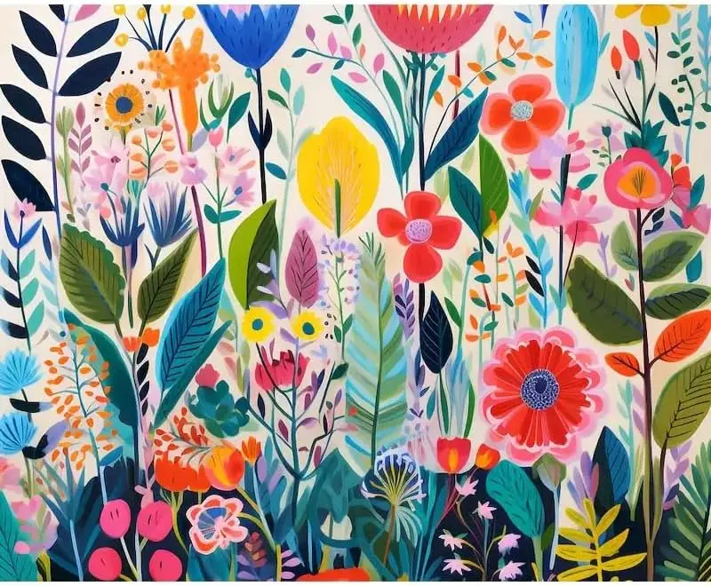 

JMINE Div 5D дикие цветы полная алмазная живопись наборы для вышивки крестом художественные цветы растения 3D краска алмазами