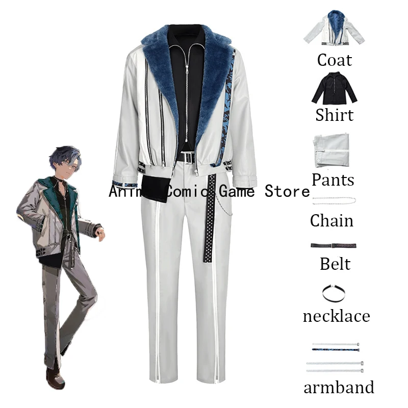 

IN STOCK S-3XL Aoyagi Toya Cosplay Costume Anime Project Sekai Colorful Stage ULTRA C Cosplay Halloween Party Outfits for Men