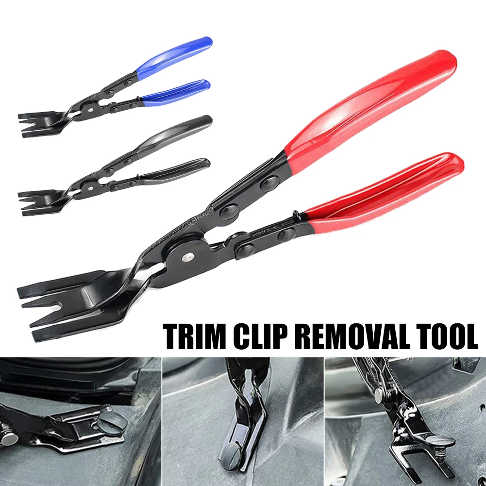 Car Trim Clip Removal Pliers Headlight Repair Door Panel Retainer Clip Remover Dashboard Panel Upholstery Remover Repair Tool