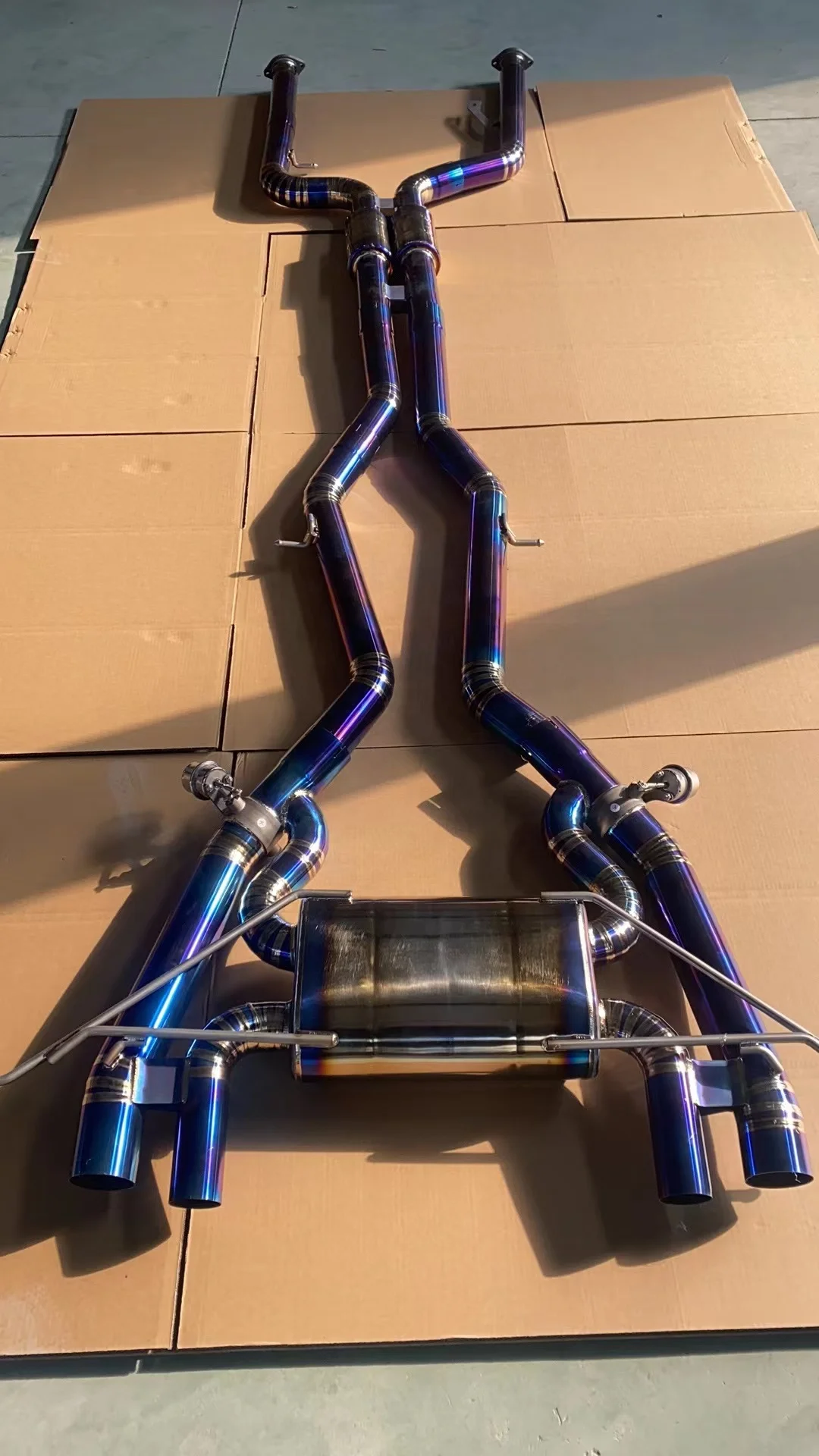 Performance Titanium Alloy Exhaust Catback For BMW M3 M4 G80 G82 Exhaust Pipe System