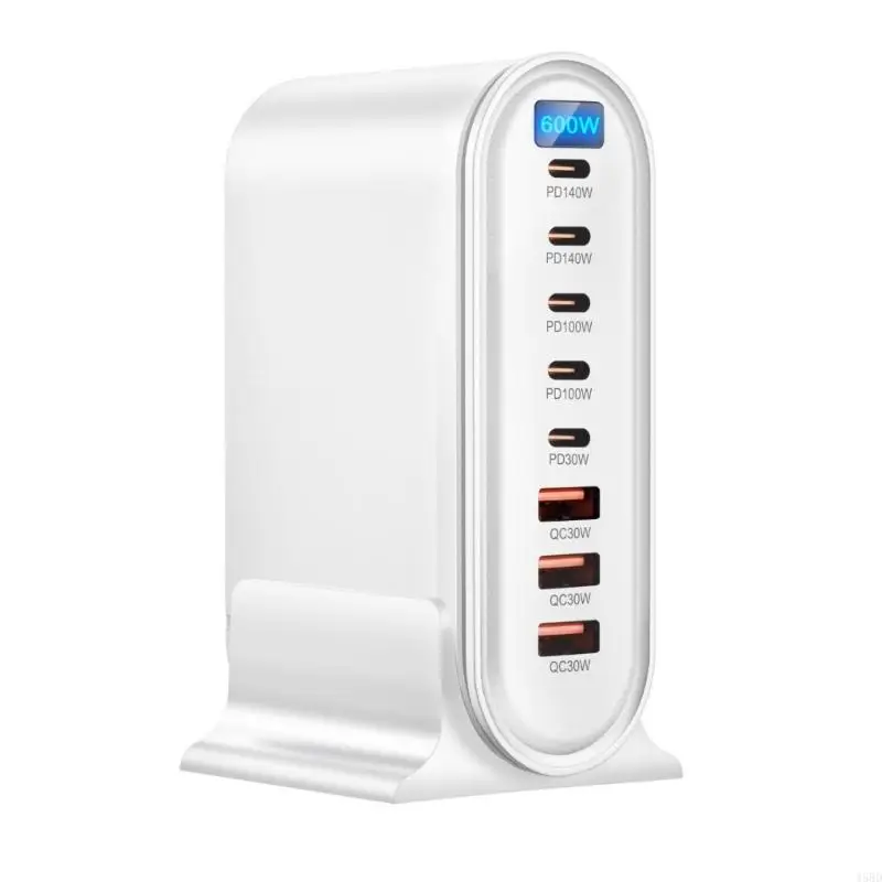 8-портовое настольное зарядное устройство 600 Вт.