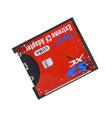 SD zu CF-Kartenadapter SD SDHC SDXC MMC zu Standard Compact Flash Typ I UDMA Speicherkartenleser Konverterkarte für Kamera