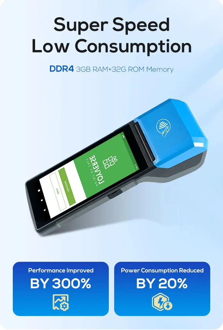 Nuovo prodotto Macchina POS NFC Android 13 14 Core-8 Terminale di pagamento completo al dettaglio Dispositivi POS Punto del sistema Stampante da 80 mm