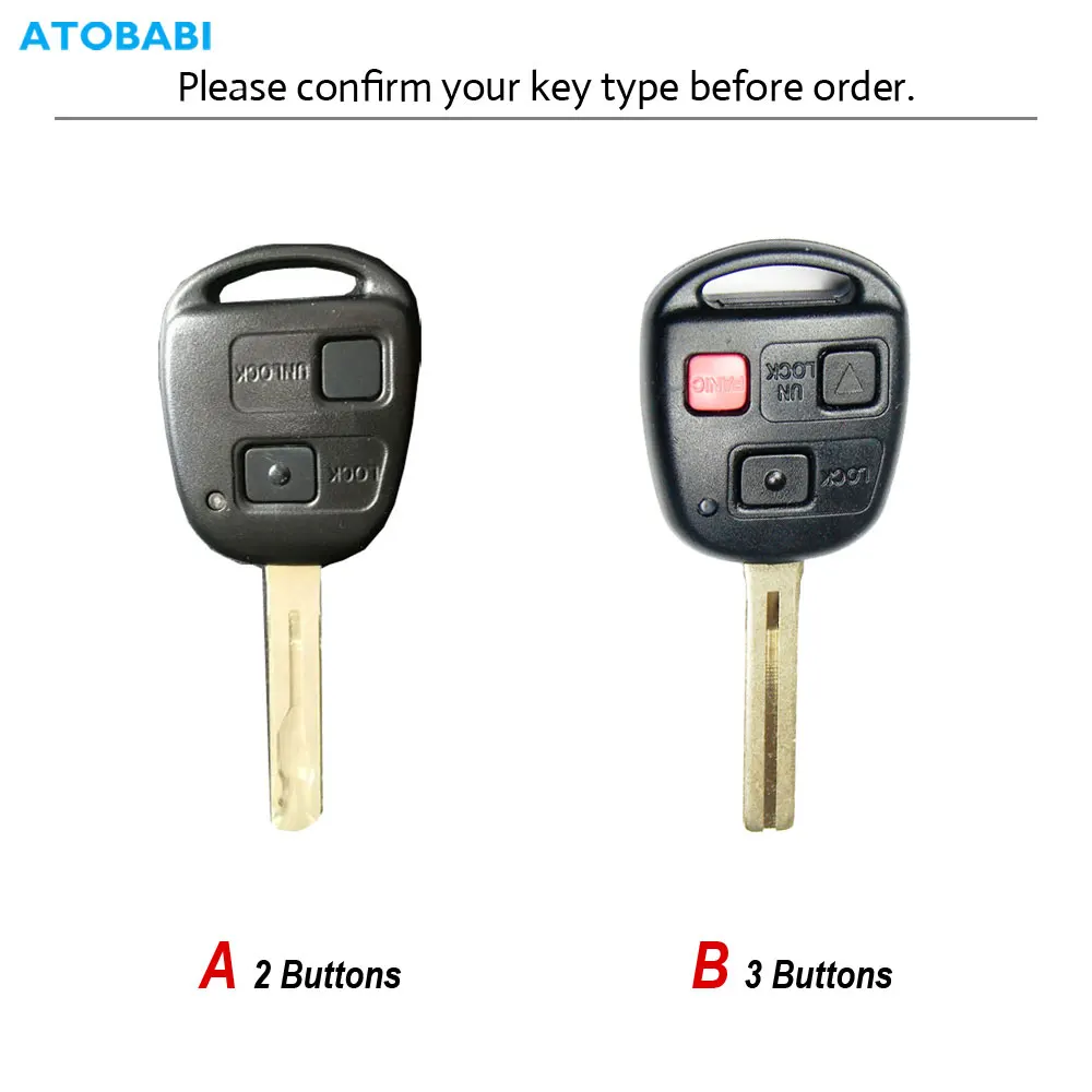 Leather Car Key Case For Lexus ES GX Toyota RAV4 Camry Highlander Corolla Prado Avensis Yaris Auris Remote Fobs Protector Cover