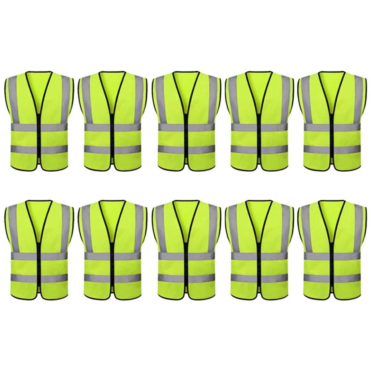 Safety Vest, High Reflective Strips, Bright Neon Building Protective Film, Reflective Vest,Protective Warning Clothing,A