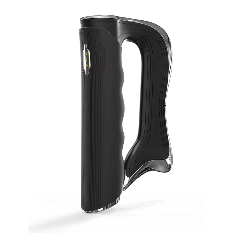 Deep relaxation electric fascia muscle scraper with physical therapy microcurrent massager blade