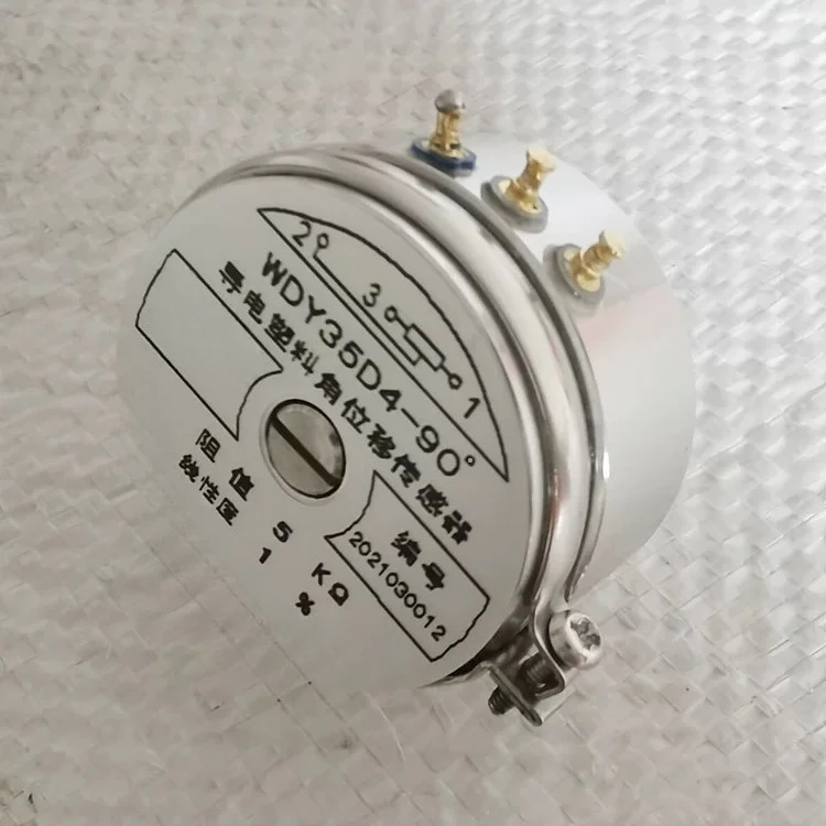 WDY35D4-90 ° conductive plastic angular displacement linearity 1% resistance 5K sensor 90 degrees