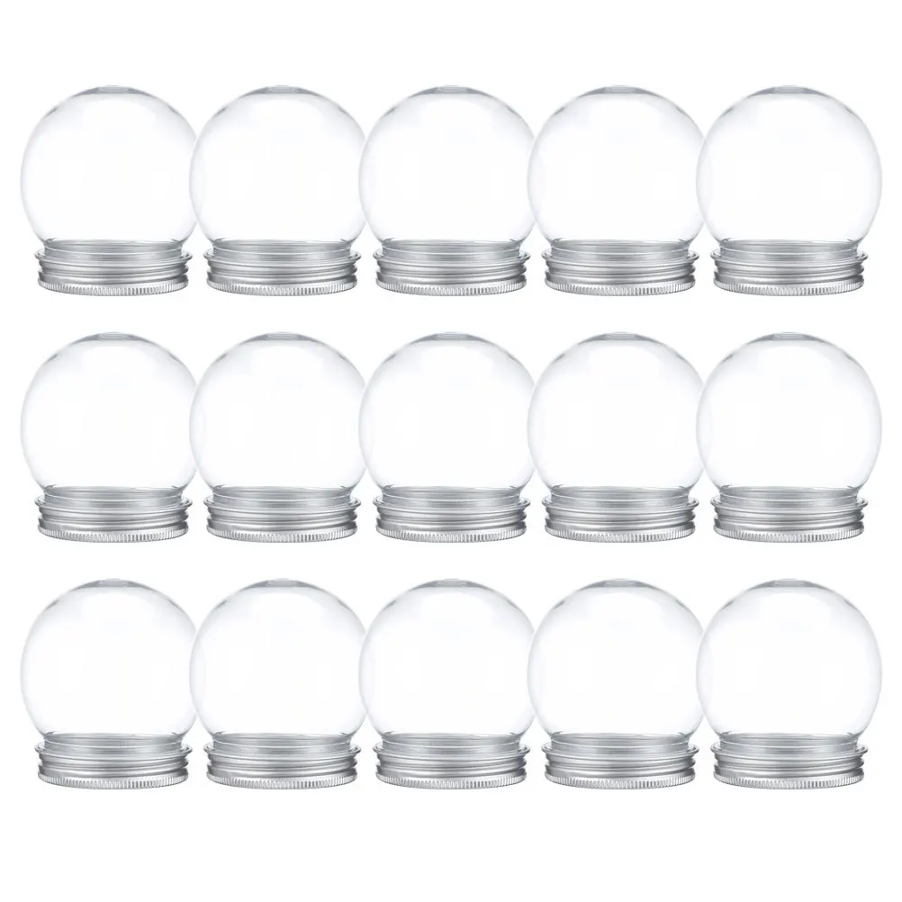 

15pcs Plastic Water Candy Bottle 150Ml Clear Diy Snow Globe Craft Kit For Holiday Decor Party Favors Ornaments Making Fun