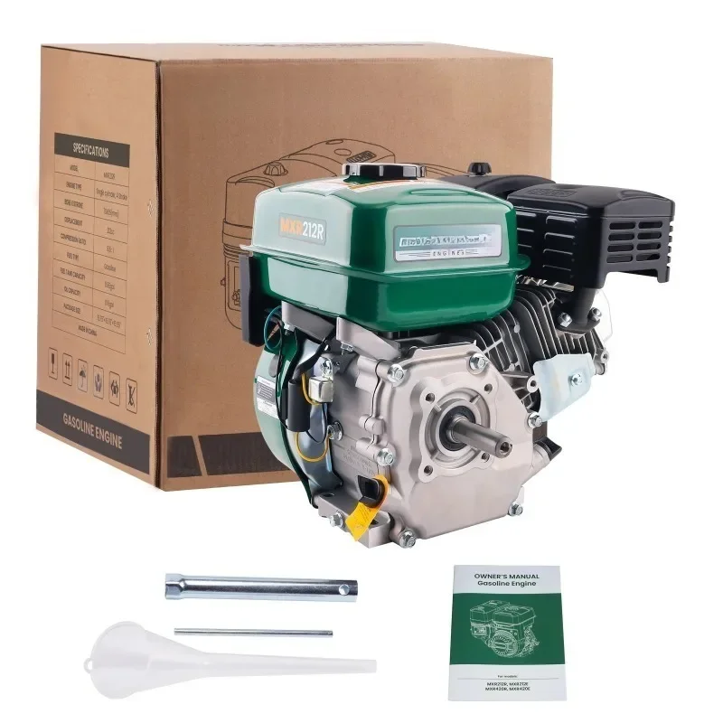 Factory direct sale 212Ccm petrol engine 7hp 4-stroke OHV horizontal g-as engine single cylinder