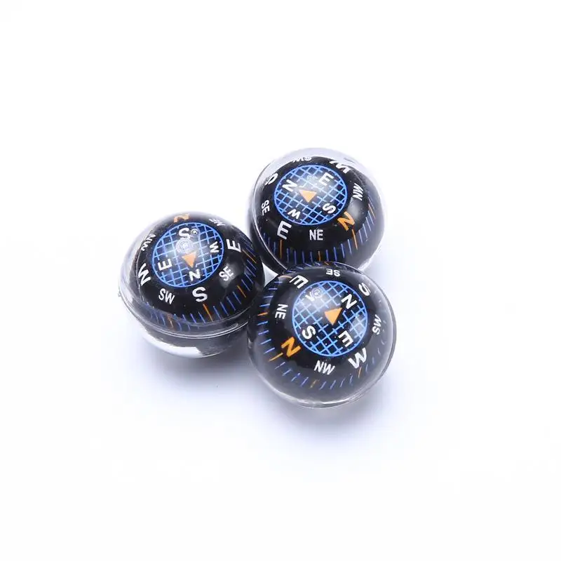 Mini Ball Compass Shock Resistant Waterproof High Precision Clear Reading for Hiking Camping Outdoor Exploration Activities