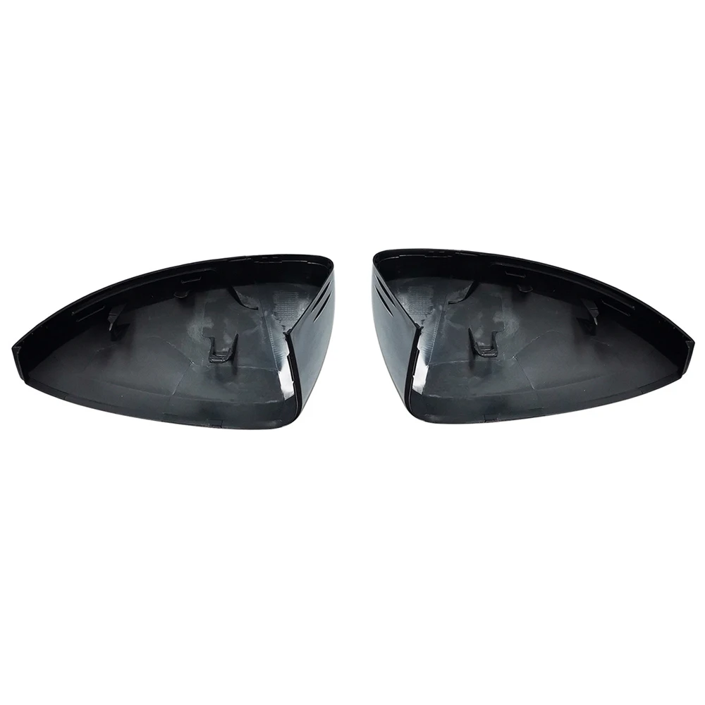 2PCS Rearview Side Wing Mirror Caps Cover For VW Tiguan Allspace L MK2 2017 2018 2019 2020 Replacement Matt Chrome Silver