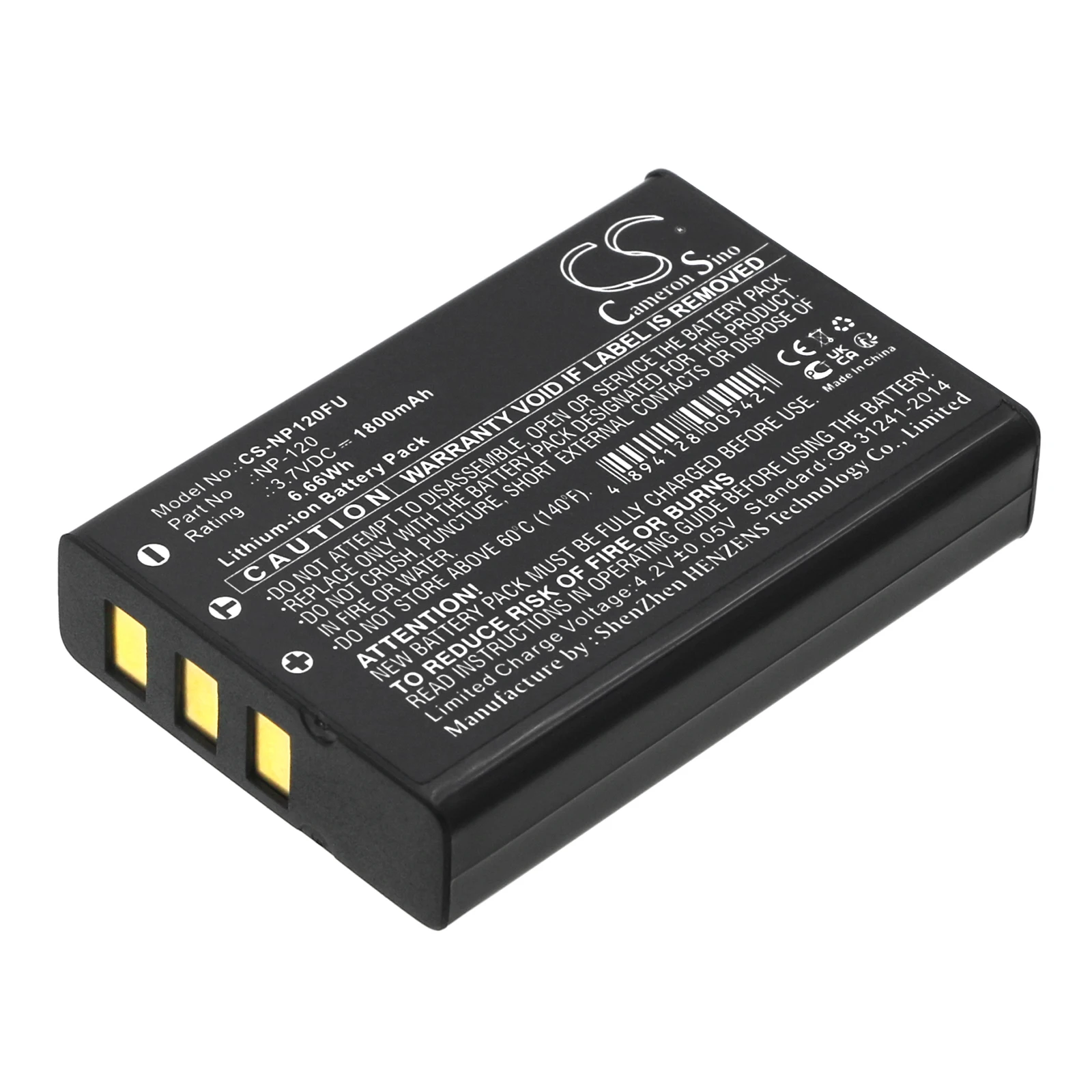 Camera Battery For Toshiba PA3790U-1CAM PA3791U-1CAM  PX1657 PX1657E-1BRS DXG-595V CAMILEO H30   X100  X100 HD HD170  HD170S