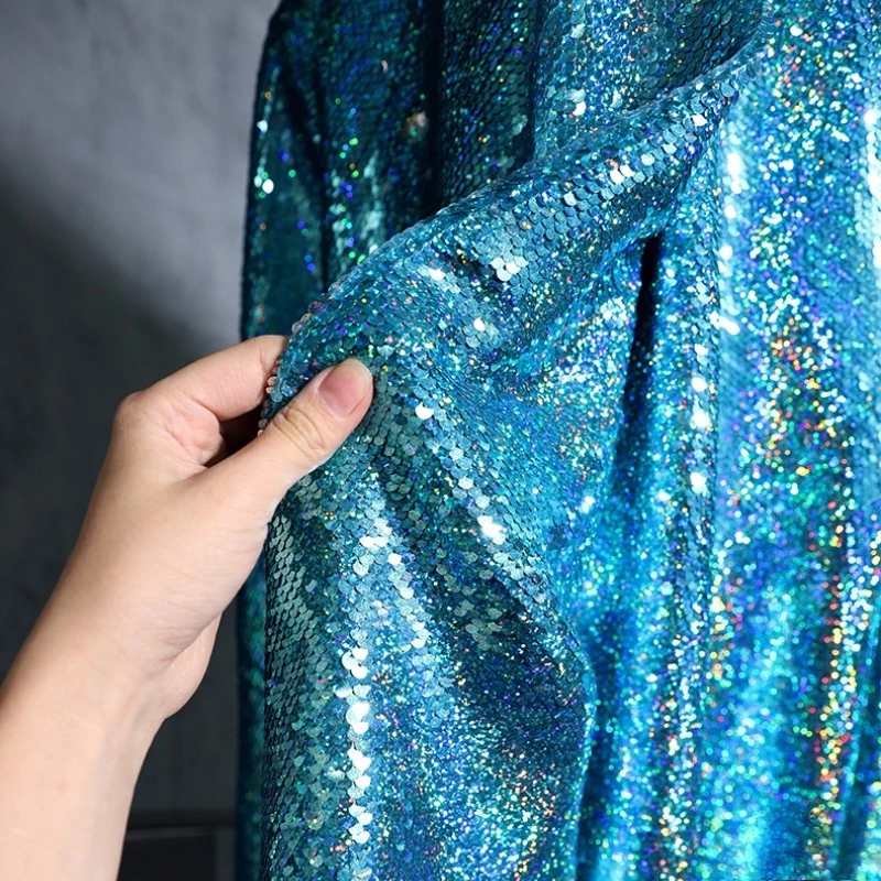 Tecido de malha de lantejoulas - Crystal Mesh Fabric avaliação e preço