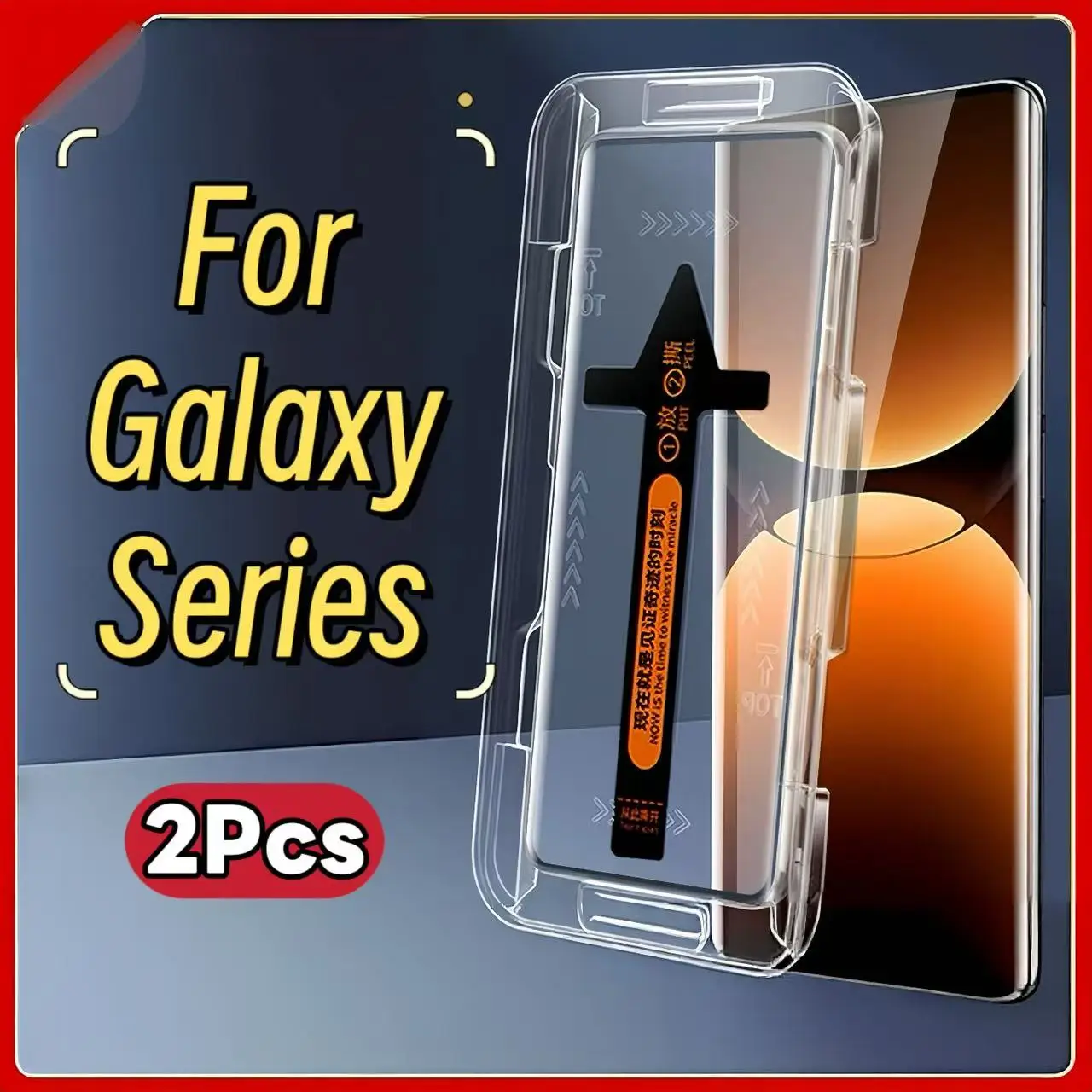 2er-Pack HD-Displayschutzfolie für Samsung Galaxy S22/S23/S24/S25-Serie und Note 9
