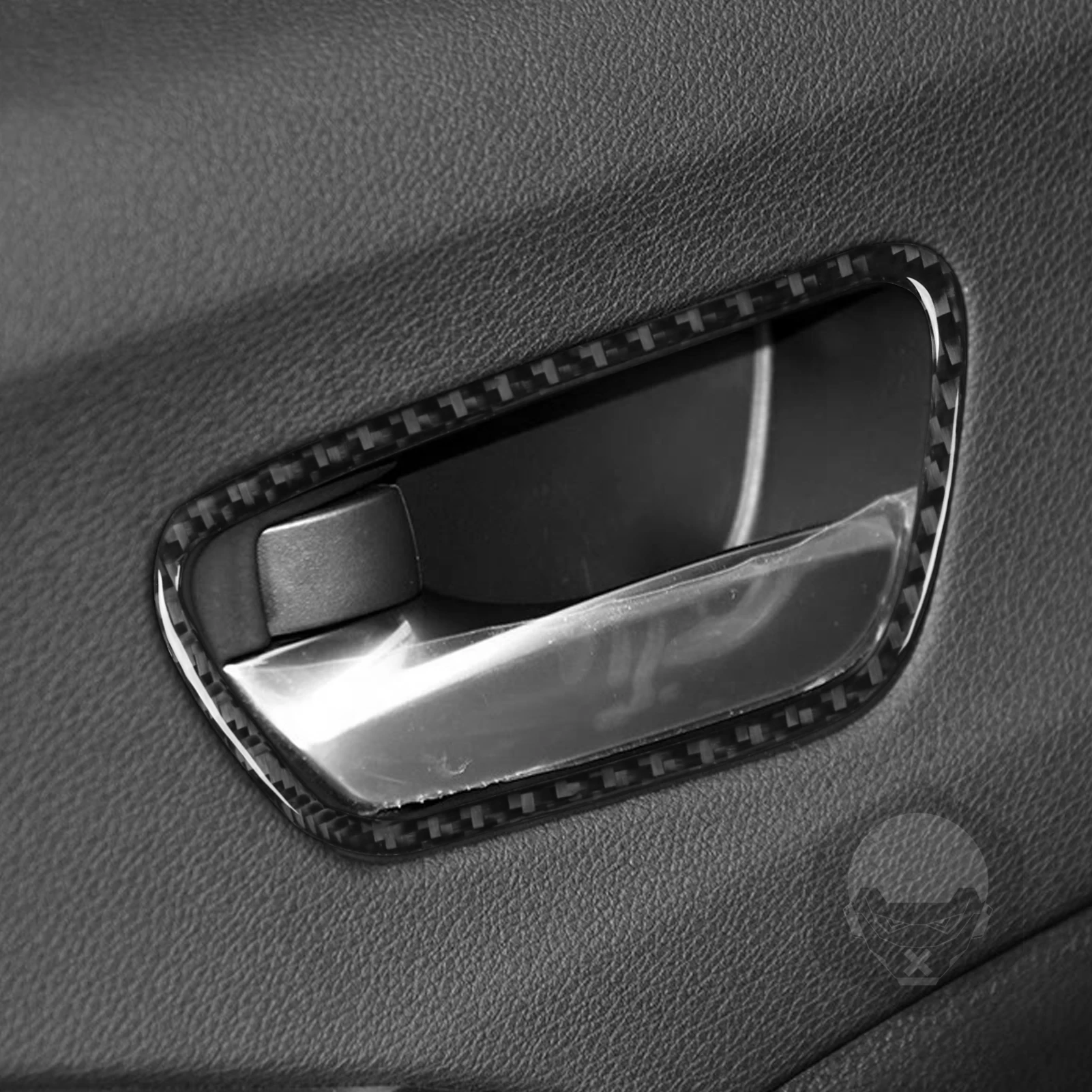 

For Acura MDX 2014-2020 Carbon Fiber Rear Door Handle Frame Panel Decorative Cover Car Interior Accessories Decoration Sticker