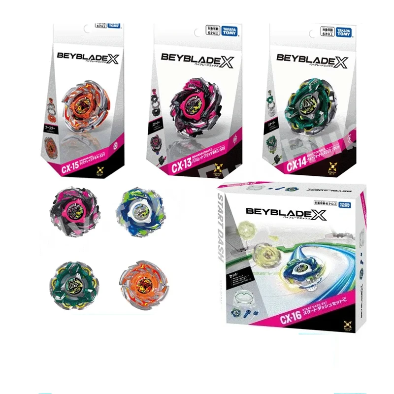 

Оригинальные коллекционные игрушки-бейблэды Cx-13, Cx-14, Cx-15: Стартеры Bahamutblitz и Cx-13 Dragon Lightning