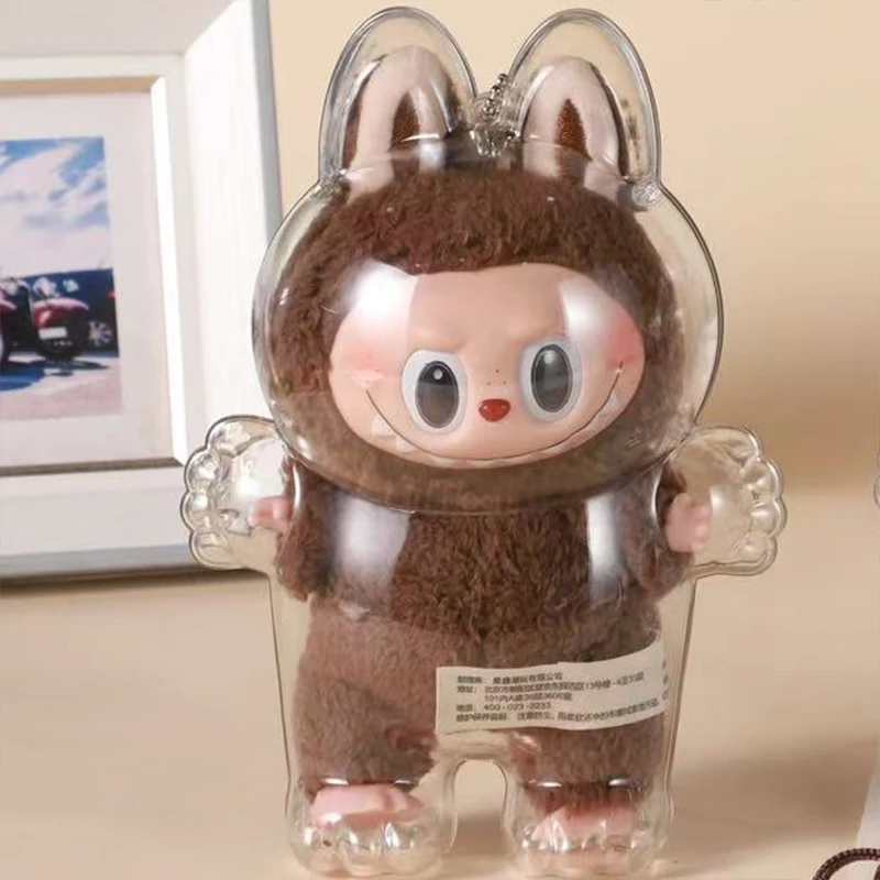 غطاء شفاف من Bubble Mart LABBUBU Lab Generation قناع واقٍ شفاف لحفلات الجلوس #6