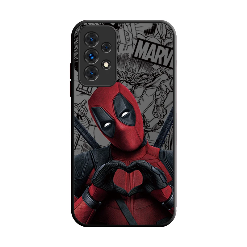 Marvel Deadpool Phone Case For Samsung Galaxy A54 A34 A24 A14 A13 A33 A53 A73 A23 A05 A05S A72 A52 A52S A32 A22 A12 A31 A51 A71