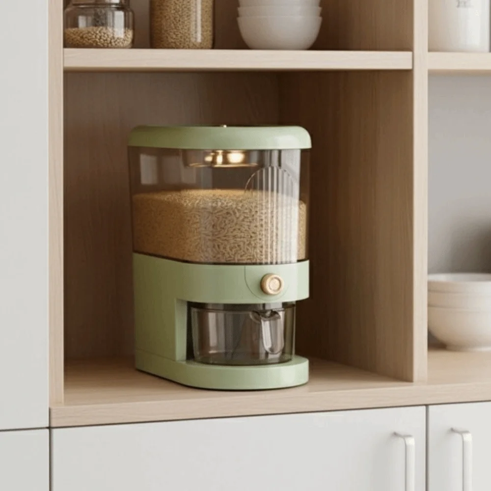 

Контейнер для риса без БФА, 5/10 кг, герметичный, влагозащищенный, от насекомых, экономит место, для кухни