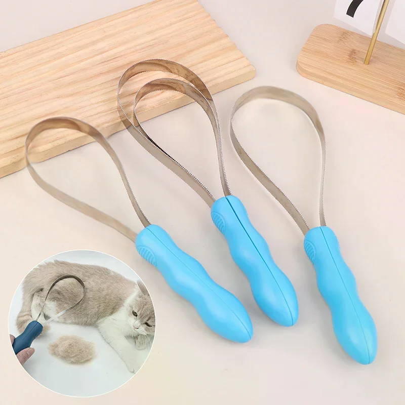 Dual-Surface Pet Grooming Brush, Horse Cleaning Comb with Non-Slip Grip, Efficient Hair Remover for Dogs, Cats and Horses