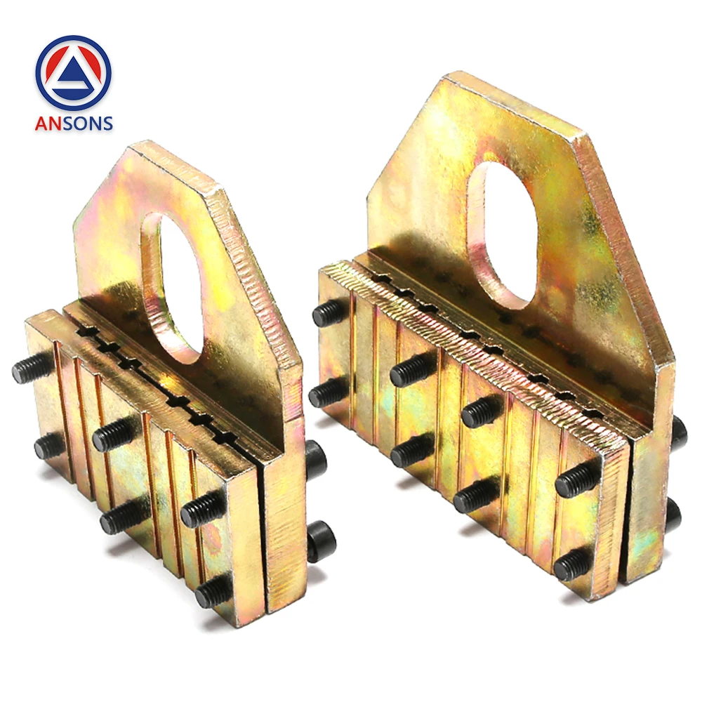 6 Slots 8 Slot KONE Elevator Rope Clamp For Steel Wire Rope Clamping Device Lifter Ansons Elevator Spare Parts