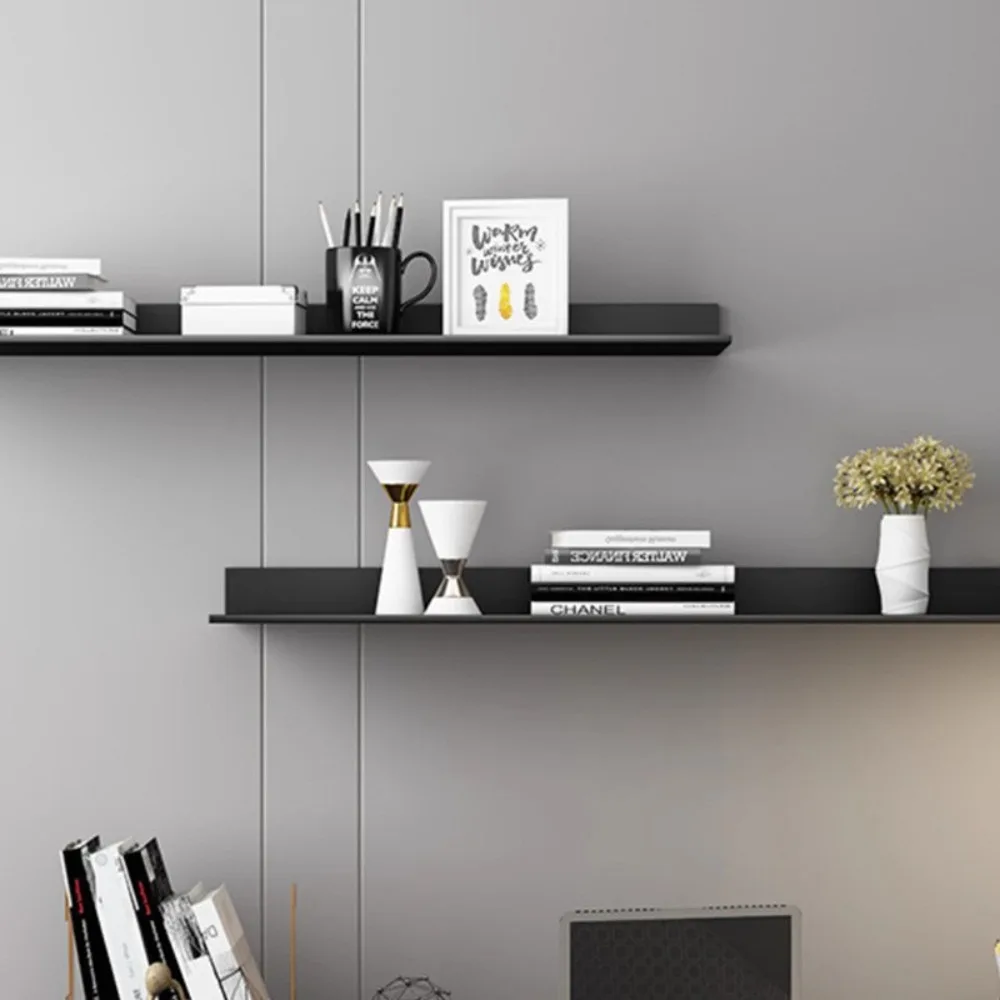 

Aluminum Alloy Storage Rack Wall Shelves for Living Room Organizer Strong Load-bearing Capacity Display Shelf Household Items