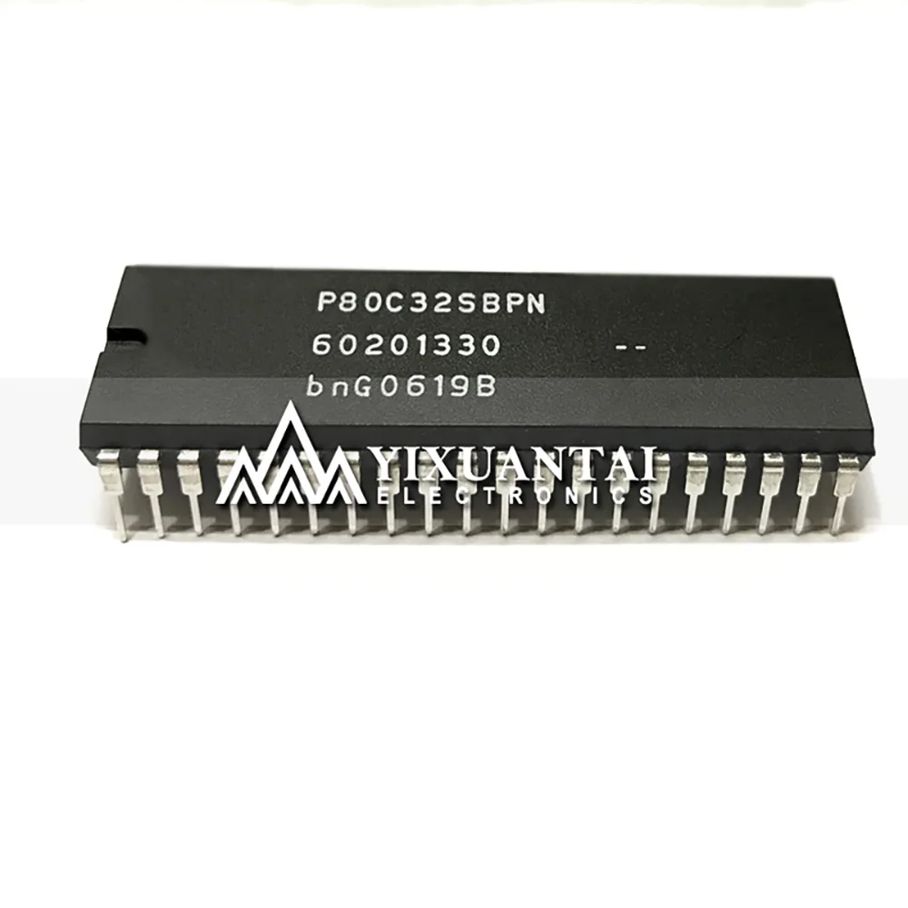 STOCK 1-50pcs/lot   P80C32SBPN  P80C32S  IC MCU 8BIT ROMLESS 40DIP  New Original
