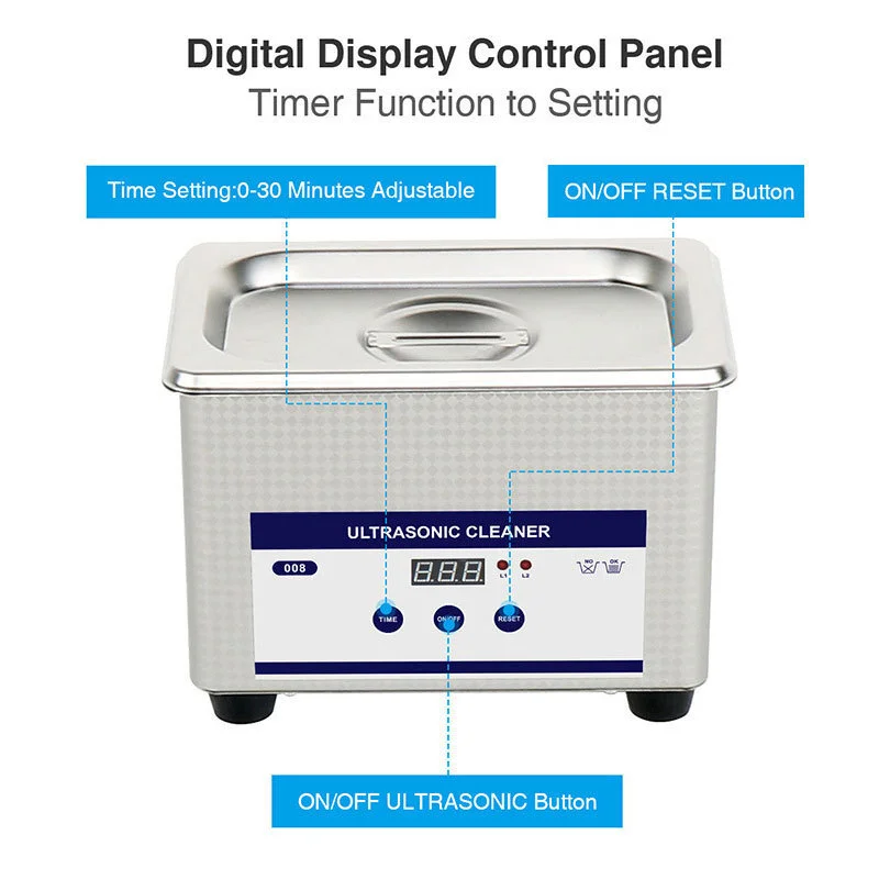 Household Small Ultrasonic Cleaning Machine Jewelry Glasses Invisible Braces Watch Ultra-portable Ultrasonic Cleaning Machine