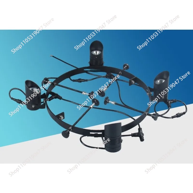 Ring Up and Down Palm Tree Light for Landscape Light Led Out Door Coconut Tree Light Decorative Cycle