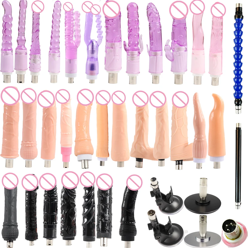 30 Kinds of Traditional Sex Machine Attachment 3XLR Accessories Dildo Suction Cup Love Machine For Woman Man