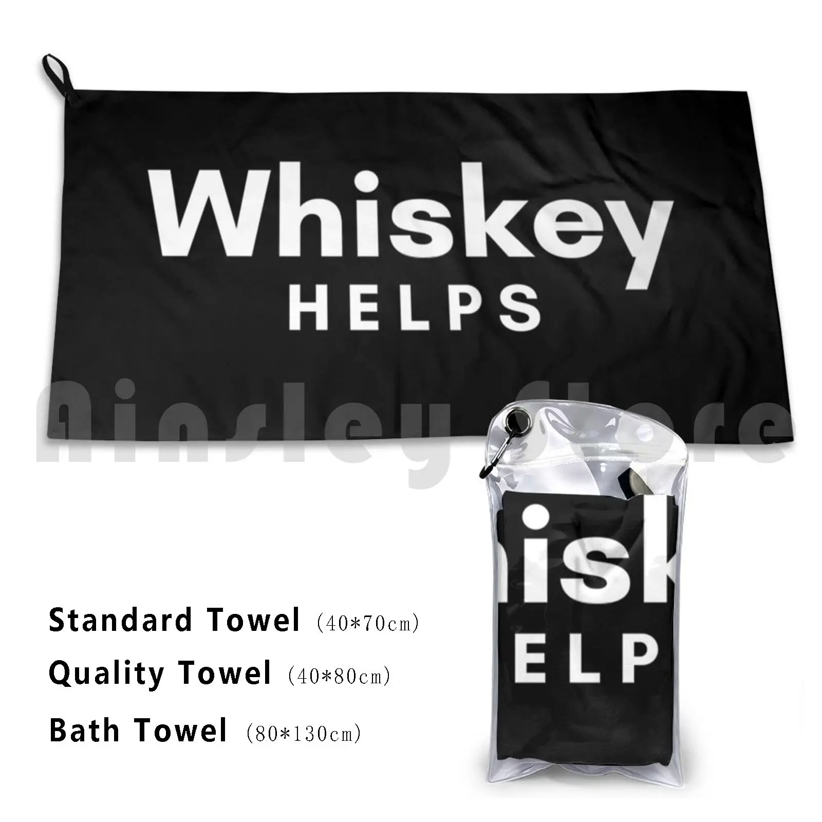 Towel Whiskey Helps 1731 Whiskey Helps Drinking Beer Liquor Helping Jim Beam