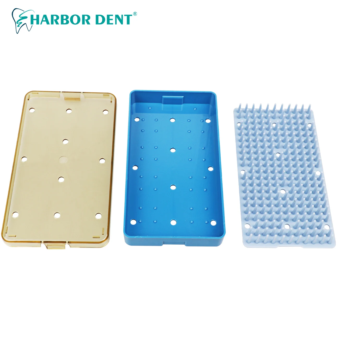 Silicone Sterilization Tray Case Box Disinfection Box Autoclavable Box 3 Types Size for Holding Opthalmic Dental Instrument