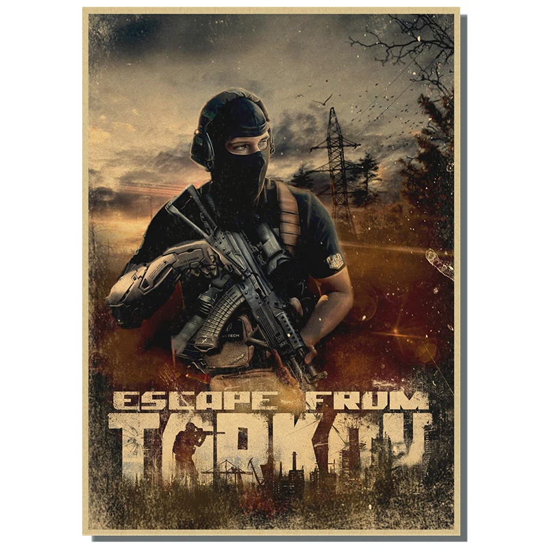 Escape From Tarkov Solider Game Poster Wall Artwork Print Painting Home Decor Modular Pictures Decoration