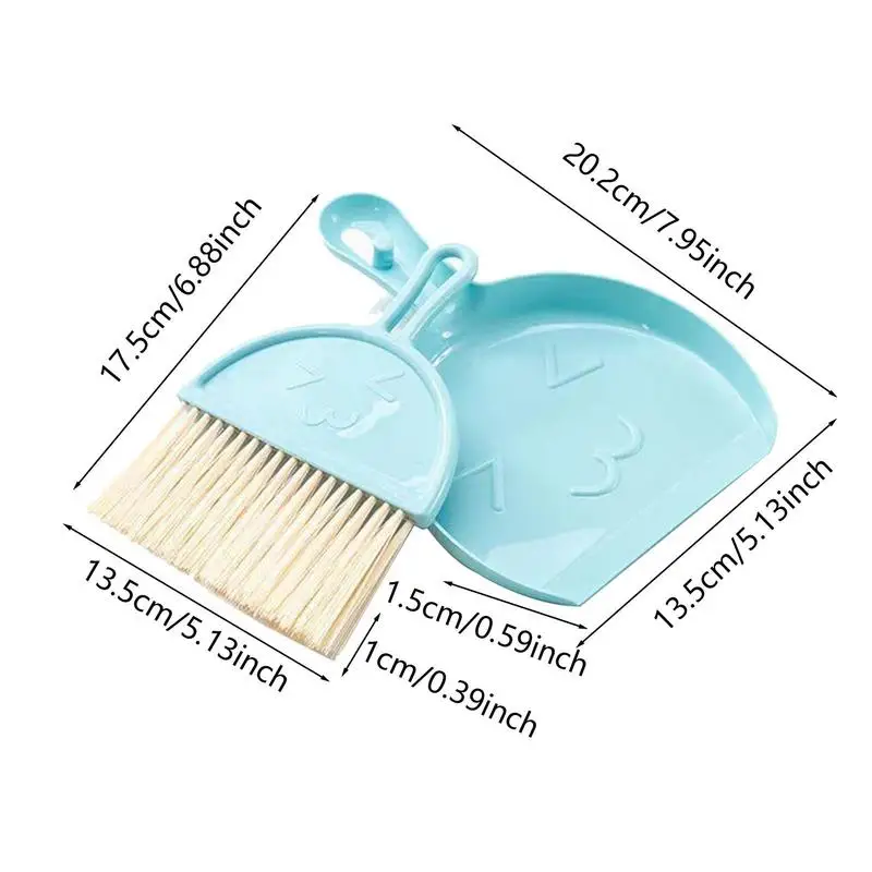 Mini Broom And Dustpan Set Household Dust Pan And Brush Cleaning Tool Desktop Keyboard Cleaning Brush Household Cleaning Tools