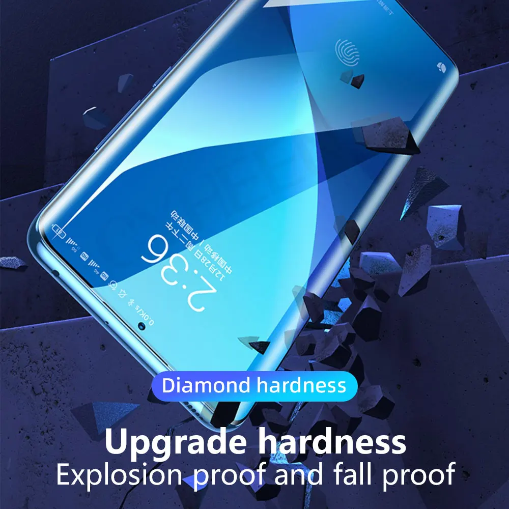 ZLNHIVแก้วป้องกันหน้าจอสําหรับXiaomi 12 Lite 12S 12X Mi 11 Ultra 11T Pro 11i 11X10 10S 10Tกระจกนิรภัยป้องกันFlim