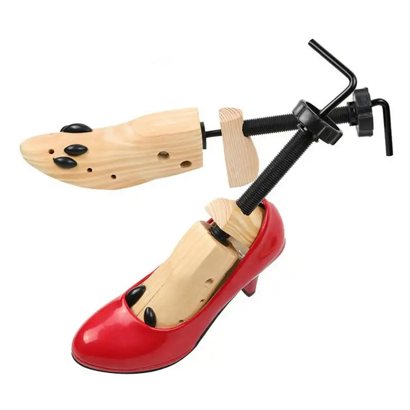 

Wooden 2-Way Shoe Stretcher for Men and Women - Adjustable Length and Width