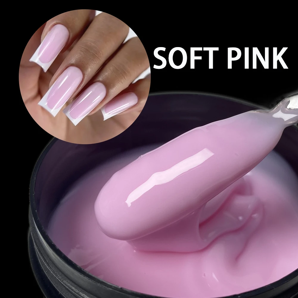 Jillnails Macaron Gel Builder Nagelgel 100g/50g LED UV Gel für Nagelverlängerung Gel-Aufbau 1 Stück/3 Stück/6 Stück/8 Stück Set