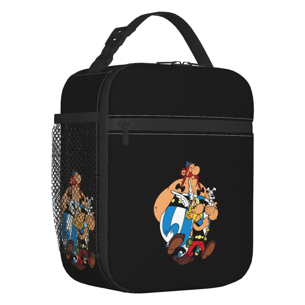 Asterix And Obelix Insulated Lunch Bags for School Office Adventure Manga Getafix Dogmatix Leakproof Thermal Cooler Lunch Box