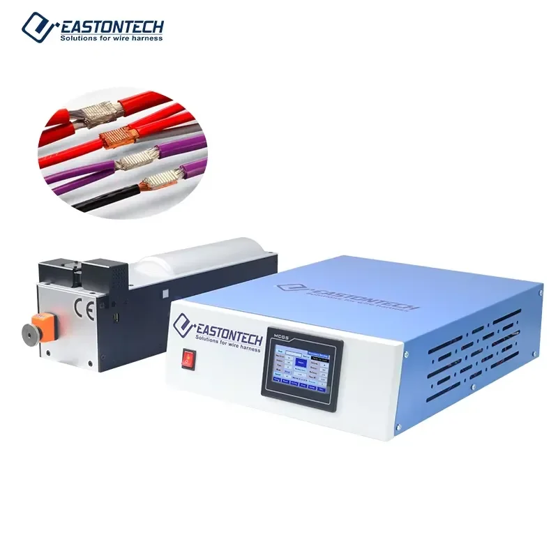 2026 Hot EW-60B 20k Metal Ultrasonic Wire Crimping Machine Wire Cable Harness Welding Machine High Power Cable Welding