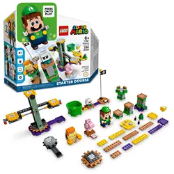 LEGO Super Mario Adventures with Luigi Starter Course 71387 Building Kit Collectible Toy Playset for Kids New 2021 (280Pieces)