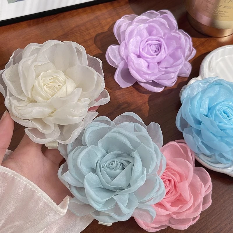 

Rose hairpin female duck bill clip bangs side hairpin cute hairpin autumn and winter seaside headdress