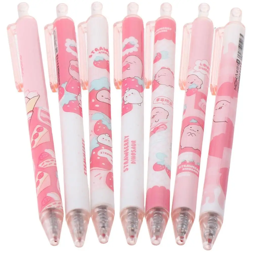 

Smooth Writing 6Pcs Gel Pens Black Ink 0.5mm Retractable Plastic Office