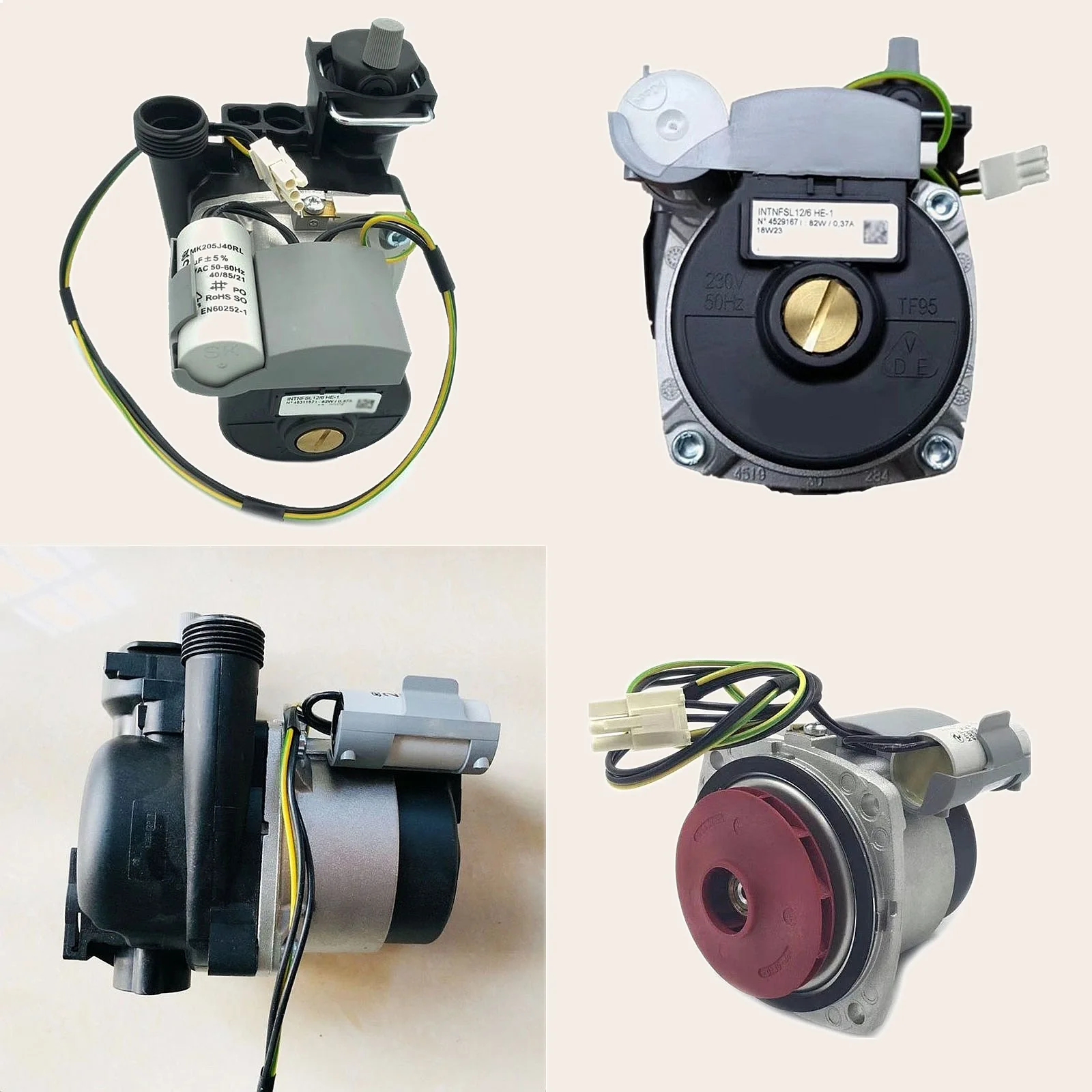 Wall-Mounted 82W External Capacitor Booster Circulation Pump for Heating System