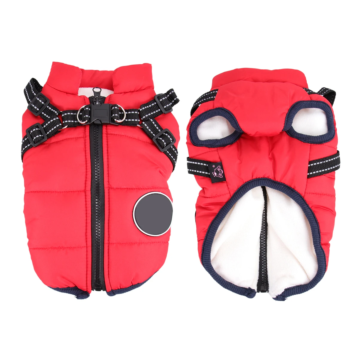 

Pet Cotton Vest Clothing Jeans Warm Dog Coat Jacket Cold Weather Gear for Dogs Winter Doggie Sweater