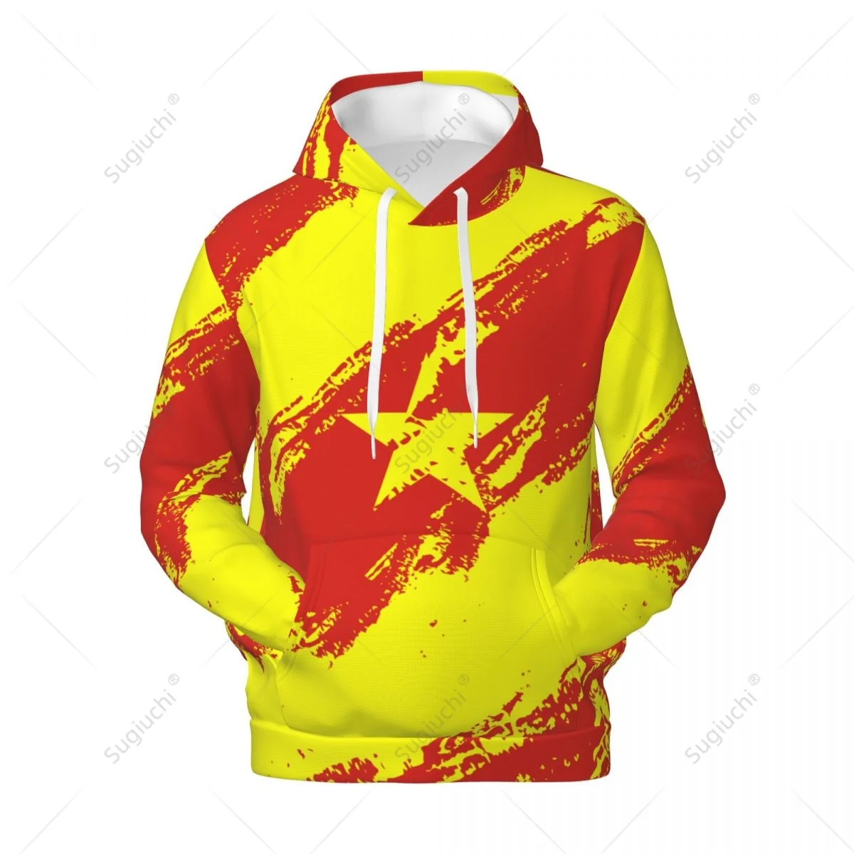 Unisex Vietnam Flag Color Hoodie 3D Men Women Harajuku Sweatshirt Pullover Hoodies Polyester Casual